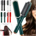 Hair Straightener Brush Curling Comb 2 In 1 Hair Hot Comb Anti-Scald Hair Straightener Brush For Girls Electric Heated Hair Styler Tool, Travel, Professional Salon at Home