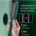 Hair Straightener Brush Curling Comb 2 In 1 Hair Hot Comb Anti-Scald Hair Straightener Brush For Girls Electric Heated Hair Styler Tool, Travel, Professional Salon at Home