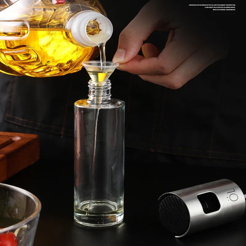 Oil Sprayer Bottle Pump Oil Pot Leak-proof Grill BBQ Sprayer Oil Dispenser BBQ Gravy Boats Tools